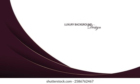 Luxury maroon abstract background. Abstract folded line in red maroon background. Suit for banner, backdrop, card, invitation, exhibition, presentation template, etc.