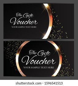 Luxury Members, Gift Card Template for your Business Vector Illustration EPS10