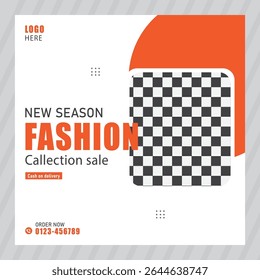 Luxury men's fashion template design
