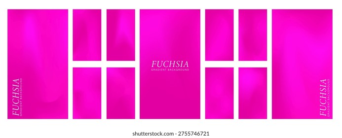 Gradiente fucsia metálico lujo