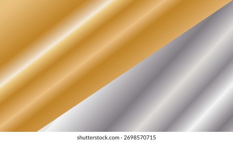Luxury metallic gradient vector background featuring gold and bronze tones, perfect for elegant branding, packaging, and premium design visuals.