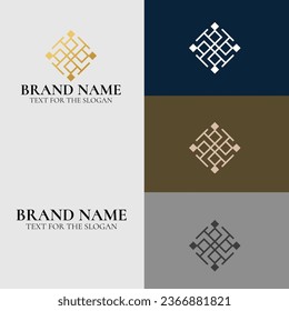 Luxury minimal art style vector logo