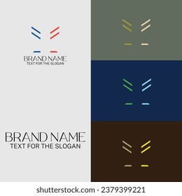 Luxus-Minimal-Art-Vektorlogo