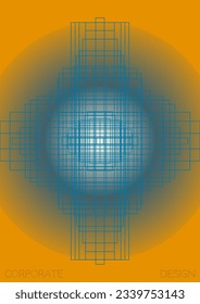 Luxury Minimal Geometric Vector Poster Design with Lines and Gradient Colorful Circles. Set of Abstract Backgrounds for Covers, Flyers, Templates, Booklets, Cards, Brochures, Branding, etc.