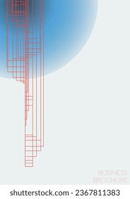 Luxuriöse minimale geometrische Vektorplakatdesign mit Linien und Farbkreisen. Sammlung abstrakter Hintergründe für Umschläge, Flyer, Vorlagen, Broschüren, Karten, Broschüren, Branding usw.
