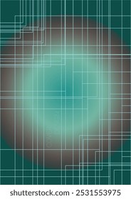 Design de Poster de Vetor Geométrico Mínimo de Luxo com Linhas e Círculos Coloridos Gradiente. Conjunto de fundos abstratos para capas, folhetos, modelos, livretos, cartões, folhetos, marcas, etc.