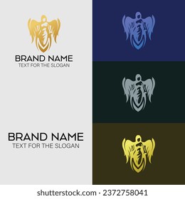 Logotipo vectorial basado en icono mínimo de lujo
