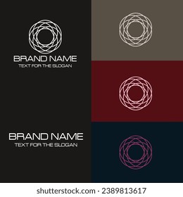 Luxury Minimal Icon Based Vector Logo 