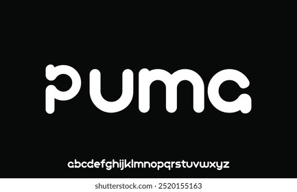 Luxury Minimal Modern Tech Alphabet Letter Fonts. Typography minimal style font set for logo, Poster. vector san sans serif typeface illustration.