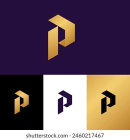 Conceptos de logotipo de monograma minimalista de lujo