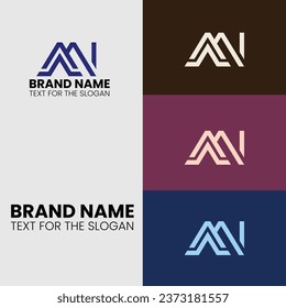 Luxury Minimal Monogram Style Vector Logo
