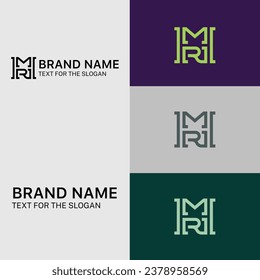 Logotipo de vectores con estilo de monograma mínimo de lujo