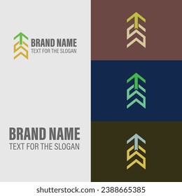Luxury Minimal Monogram Style Vector Logo