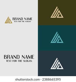 Luxury Minimal Monogram Style Vector Logo