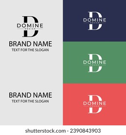 Luxury Minimal Monogram Style Vector Logo