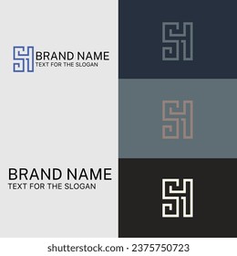 Luxury Minimal Monogram Vector Logo