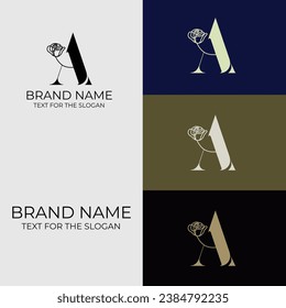 Luxury Minimal Monogram Vector Logo