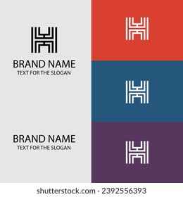 Luxury Minimal Monogram Vector Logo