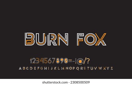 Luxury minimal type elegant font and glamour alphabet vector set