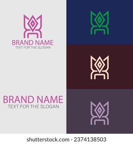 Diseño del logotipo de Luxury Minimal Vector