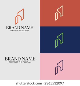 Luxus-Minimal-Vektorlogo-Designs