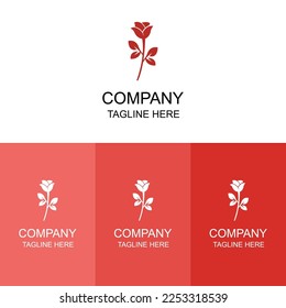 luxury and minimalist floral logo collection