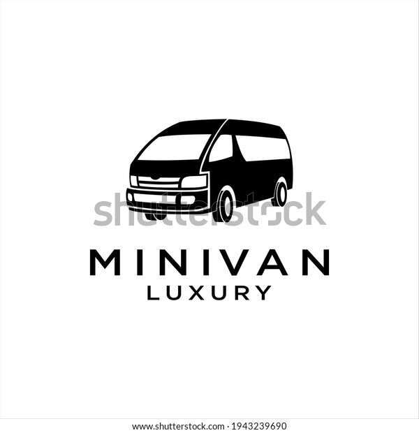 luxury minivan\
camper car logo design\
vector