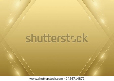 luxury modern abstract gold background Sparkling gold lines with free space for placing promotional messages. Vector illustration for design