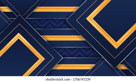 Diseño vectorial de decoración moderna y de lujo
