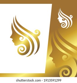 luxury and modern beauty vector logo template