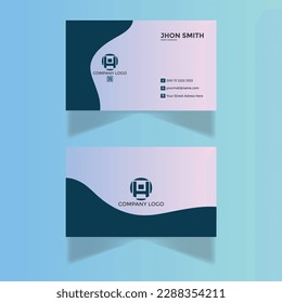 Luxuriöses, modernes Business Card-Clean Business Card Design