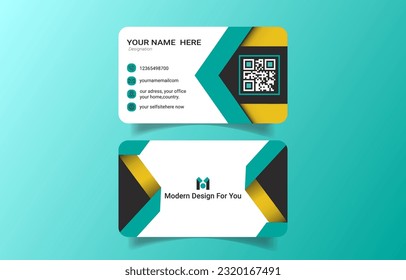 Luxury modern company business card