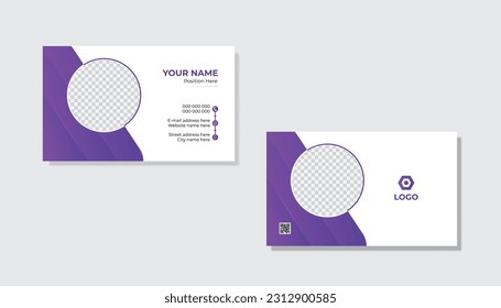 Luxury, modern, creative and corporate business card design template .