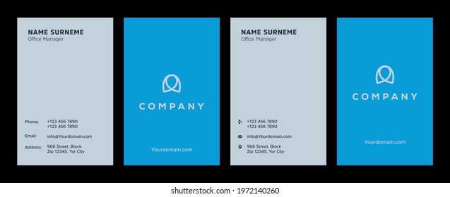 Luxury, Modern and Elegant Business Card Design template