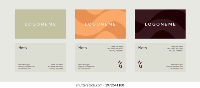 Luxury, Modern and Elegant Business Card Design template