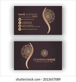 Luxury, Modern and Elegant Business Card Design template.