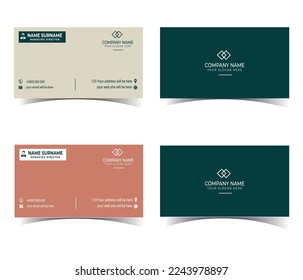 Luxury, Modern and Elegant Business Card Design templateLuxury new,