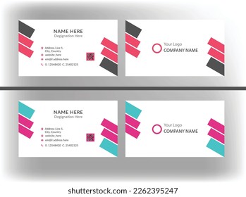 Luxury, Modern and Elegant Business Card Design template