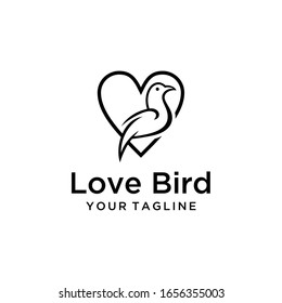 luxury modern fly bird logo design template vector icon.