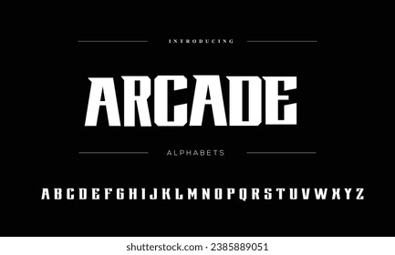 luxury modern font alphabet vector set