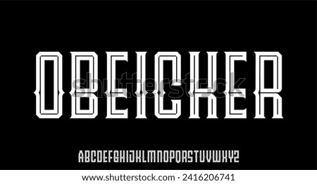 luxury modern font alphabet vector set