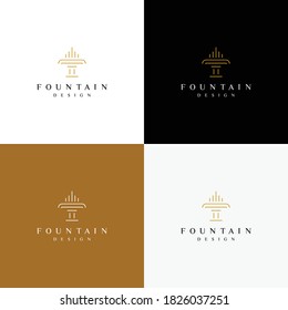 Luxury And Modern Fountain Logo Design