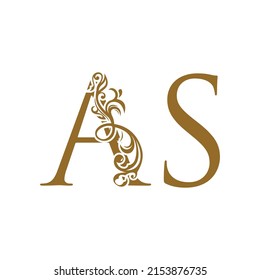 luxury and modern initial design logo.