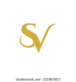luxury and modern initial design logo.