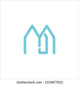 logotipo de diseño inicial de lujo y moderno.