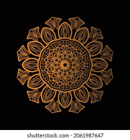 Luxury Modern Mandala Design Illustration