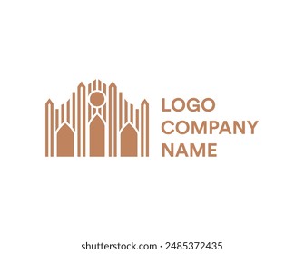 Luxury Modern Minimal Church Logo