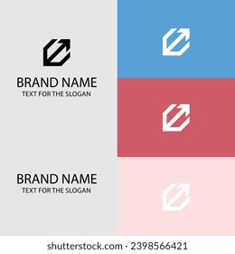 Luxury modern minimal Monogram logo