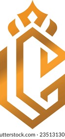 Luxury and modern monogram logo