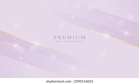 luxury modern purple abstract scene Sparkling gold lines with free space for placing promotional messages. The cream colored background is all about sweet and elegant feelings. Vector illustration for